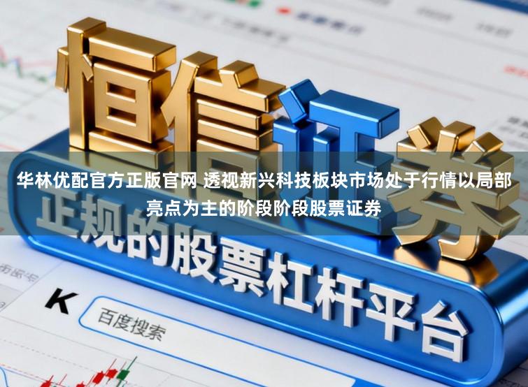 华林优配官方正版官网 透视新兴科技板块市场处于行情以局部亮点为主的阶段阶段股票证券