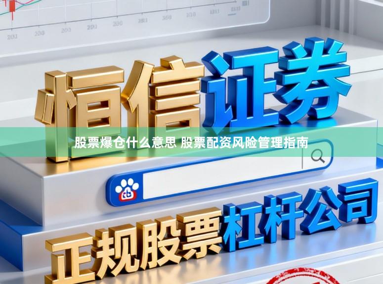 股票爆仓什么意思 股票配资风险管理指南