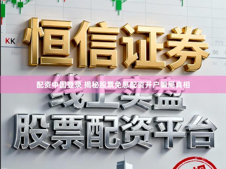 配资中国登录 揭秘股票免息配资开户骗局真相